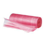 Pink antistatic bubble bags and rolls