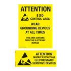 ESD awareness & attention signs