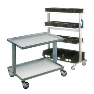 ESD trolleys and shelves