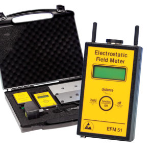 Field meters and charge plate monitor