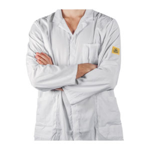 ESD cotton/polyester smock