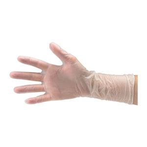 Disposable antistatic vinyl glove