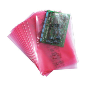 Pink antistatic bags and tubing