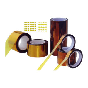 Poliammide adhesive tapes and labels