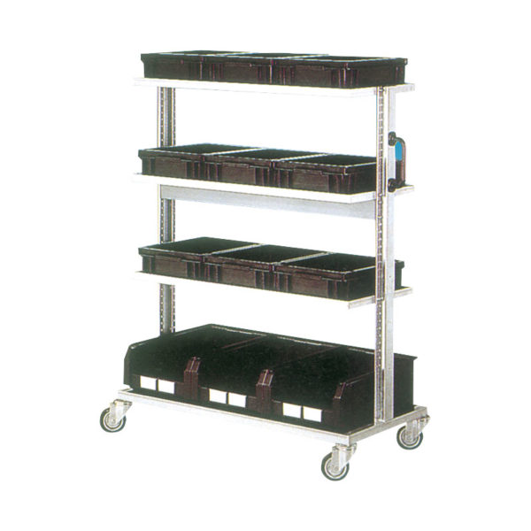ESD trolley for conductive containers