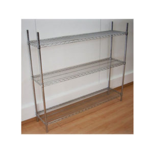 Wire shelving